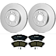 KIT-BS42624-157 2-Wheel Set Rear Brake Disc and Pad Kit, 309 mm, Includes (2) Brake Disc and (1) Brake Pad Set