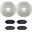KIT-BS42624-159 2-Wheel Set Brake Disc and Pad Kit, 296 mm, Includes (2) Brake Disc and (1) Brake Pad Set