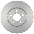 2007 Saturn Aura - 2-Wheel Set Front Brake Disc and Pad Kit, 296 mm, 3.6L 6Cyl, Includes (2) Disc and (1) Pad Set