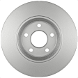 2007 Saturn Aura - 2-Wheel Set Front Brake Disc and Pad Kit, 296 mm, 3.6L 6Cyl, Includes (2) Disc and (1) Pad Set