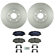 KIT-BS42624-167 2-Wheel Set Front Brake Disc and Pad Kit, 300 mm, Includes (2) Brake Disc and (1) Brake Pad Set