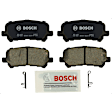 2012 Honda Pilot - 4-Piece Kit Rear Brake Disc and Pad Kit, Without Spreader Spring, 3.5L 6Cyl,  Includes (2) Brake Disc and (1) Brake Pad Set
