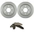 KIT-BS42624-182 2-Wheel Set Brake Disc and Pad Kit, 330 mm, Includes (2) Brake Disc and (1) Brake Pad Set