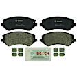 KIT-BS42624-184 2-Wheel Set Front Brake Disc and Pad Kit, 281 mm, Includes (2) Brake Disc and (1) Brake Pad Set