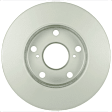 KIT-BS42624-197 2-Wheel Set Front Brake Disc and Pad Kit, 254.8 mm, Includes (2) Brake Disc and (1) Brake Pad Set