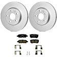 KIT-BS42624-199 2-Wheel Set Rear Brake Disc and Pad Kit, 262 mm, Includes (2) Brake Disc and (1) Brake Pad Set