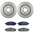 KIT-BS42624-202 2-Wheel Set Front Brake Disc and Pad Kit, 328 mm, Includes (2) Brake Disc and (1) Brake Pad Set