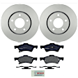 KIT-BS42624-207 2-Wheel Set Front Brake Disc and Pad Kit, 281 mm, Includes (2) Brake Disc and (1) Brake Pad Set