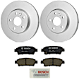 KIT-BS42624-208 2-Wheel Set Rear Brake Disc and Pad Kit, 290.8 mm, Includes (2) Brake Disc and (1) Brake Pad Set