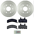 KIT-BS42624-217 2-Wheel Set Front Brake Disc and Pad Kit, 295 mm, Includes (2) Brake Disc and (1) Brake Pad Set