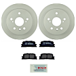 KIT-BS42624-226 2-Wheel Set Rear Brake Disc and Pad Kit, 268.9 mm, Includes (2) Brake Disc and (1) Brake Pad Set