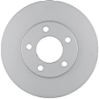 KIT-BS42624-233 2-Wheel Set Front Brake Disc and Pad Kit, 278.1 mm, Includes (2) Brake Disc and (1) Brake Pad Set