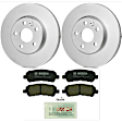 KIT-BS42624-237 2-Wheel Set Rear Brake Disc and Pad Kit, 309 mm, Includes (2) Brake Disc and (1) Brake Pad Set