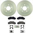 KIT-BS42624-240 2-Wheel Set Front Brake Disc and Pad Kit, 286 mm 4WD, Includes (2) Brake Disc and (1) Brake Pad Set