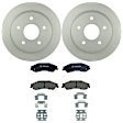 KIT-BS42624-246 2-Wheel Set Rear Brake Disc and Pad Kit, 295 mm, Includes (2) Brake Disc and (1) Brake Pad Set