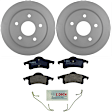 KIT-BS42624-253 2-Wheel Set Rear Brake Disc and Pad Kit, 304.8 mm, Includes (2) Brake Disc and (1) Brake Pad Set