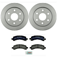 KIT-BS42624-259 2-Wheel Set Brake Disc and Pad Kit, 330 mm, Includes (2) Brake Disc and (1) Brake Pad Set