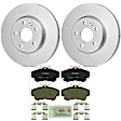 KIT-BS42624-262 2-Wheel Set Front Brake Disc and Pad Kit, 280 mm, Includes (2) Brake Disc and (1) Brake Pad Set
