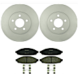 KIT-BS42624-270 2-Wheel Set Front Brake Disc and Pad Kit, 305.2 mm, Includes (2) Brake Disc and (1) Brake Pad Set