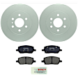 KIT-BS42624-272 2-Wheel Set Rear Brake Disc and Pad Kit, 300 mm, Includes (2) Brake Disc and (1) Brake Pad Set