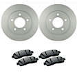 KIT-BS42624-276 2-Wheel Set Front Brake Disc and Pad Kit, 276.9 mm, Includes (2) Brake Disc and (1) Brake Pad Set