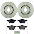 KIT-BS42624-284 2-Wheel Set Front Brake Disc and Pad Kit, 336 mm, Includes (2) Brake Disc and (1) Brake Pad Set
