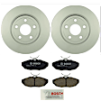 KIT-BS42624-285 2-Wheel Set Rear Brake Disc and Pad Kit, 288 mm, Includes (2) Brake Disc and (1) Brake Pad Set