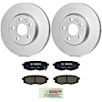 KIT-BS42624-294 2-Wheel Set Rear Brake Disc and Pad Kit, 285.8 mm, Includes (2) Brake Disc and (1) Brake Pad Set