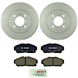 KIT-BS42624-309 2-Wheel Set Front Brake Disc and Pad Kit, 261.5 mm, Includes (2) Brake Disc and (1) Brake Pad Set