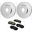 KIT-BS42624-310 2-Wheel Set Front Brake Disc and Pad Kit, 321 mm, Includes (2) Brake Disc and (1) Brake Pad Set