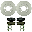 KIT-BS42624-337 2-Wheel Set Front Brake Disc and Pad Kit, 300 mm, Includes (2) Brake Disc and (1) Brake Pad Set
