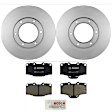 KIT-BS42624-346 2-Wheel Set Front Brake Disc and Pad Kit, 311.4 mm, Includes (2) Brake Disc and (1) Brake Pad Set