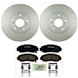 KIT-BS42624-356 2-Wheel Set Front Brake Disc and Pad Kit, 300 mm, Includes (2) Brake Disc and (1) Brake Pad Set