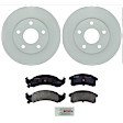 KIT-BS42624-359 2-Wheel Set Front Brake Disc and Pad Kit, 277.9 mm, Includes (2) Brake Disc and (1) Brake Pad Set