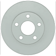 KIT-BS42624-359 2-Wheel Set Front Brake Disc and Pad Kit, 277.9 mm, Includes (2) Brake Disc and (1) Brake Pad Set