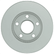 KIT-BS42624-359 2-Wheel Set Front Brake Disc and Pad Kit, 277.9 mm, Includes (2) Brake Disc and (1) Brake Pad Set