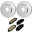 KIT-BS42624-365 2-Wheel Set Front Brake Disc and Pad Kit, 293 mm, Includes (2) Brake Disc and (1) Brake Pad Set