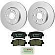 KIT-BS42624-367 2-Wheel Set Rear Brake Disc and Pad Kit, 315 mm, Includes (2) Brake Disc and (1) Brake Pad Set
