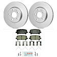KIT-BS42624-369 2-Wheel Set Rear Brake Disc and Pad Kit, 333.5 mm, Includes (2) Brake Disc and (1) Brake Pad Set