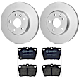 KIT-BS42624-377 2-Wheel Set Rear Brake Disc and Pad Kit, 303 mm, Includes (2) Brake Disc and (1) Brake Pad Set