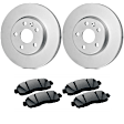 KIT-BS42624-382 2-Wheel Set Rear Brake Disc and Pad Kit, 261.9 mm, Includes (2) Brake Disc and (1) Brake Pad Set