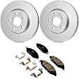 KIT-BS42624-383 2-Wheel Set Front Brake Disc and Pad Kit, 320 mm, Includes (2) Brake Disc and (1) Brake Pad Set