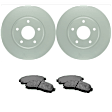 KIT-BS42624-390 2-Wheel Set Front Brake Disc and Pad Kit, 289.7 mm, Includes (2) Brake Disc and (1) Brake Pad Set