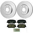 KIT-BS42624-402 2-Wheel Set Front Brake Disc and Pad Kit, 320 mm, Includes (2) Brake Disc and (1) Brake Pad Set