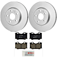 KIT-BS42624-405 2-Wheel Set Rear Brake Disc and Pad Kit, 307.7 mm, Includes (2) Brake Disc and (1) Brake Pad Set