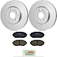 KIT-BS42624-434 2-Wheel Set Front Brake Disc and Pad Kit, 234.5 mm, Includes (2) Brake Disc and (1) Brake Pad Set