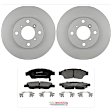 KIT-BS42624-441 2-Wheel Set Front Brake Disc and Pad Kit, 245.7 mm, Includes (2) Brake Disc and (1) Brake Pad Set