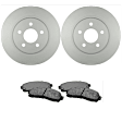 KIT-BS42624-451 2-Wheel Set Rear Brake Disc and Pad Kit, 300 mm, Includes (2) Brake Disc and (1) Brake Pad Set