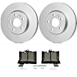 KIT-BS42624-458 2-Wheel Set Front Brake Disc and Pad Kit, 334 mm, Includes (2) Brake Disc and (1) Brake Pad Set