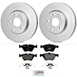 KIT-BS42624-501 2-Wheel Set Front Brake Disc and Pad Kit, 300 mm, Includes (2) Brake Disc and (1) Brake Pad Set
